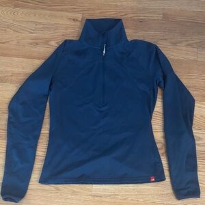 The North Face Women's Deep Blue Long Sleeve Activewear Top
